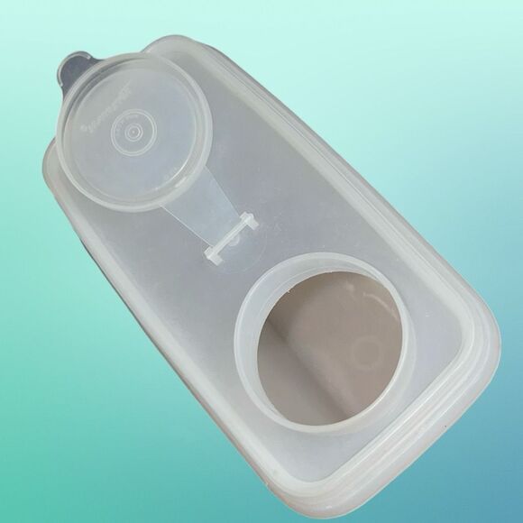 Vintage Tupperware Snap Pour Top Cereal Candy Or Rice Storage Container 469-1 - Picture 4 of 10